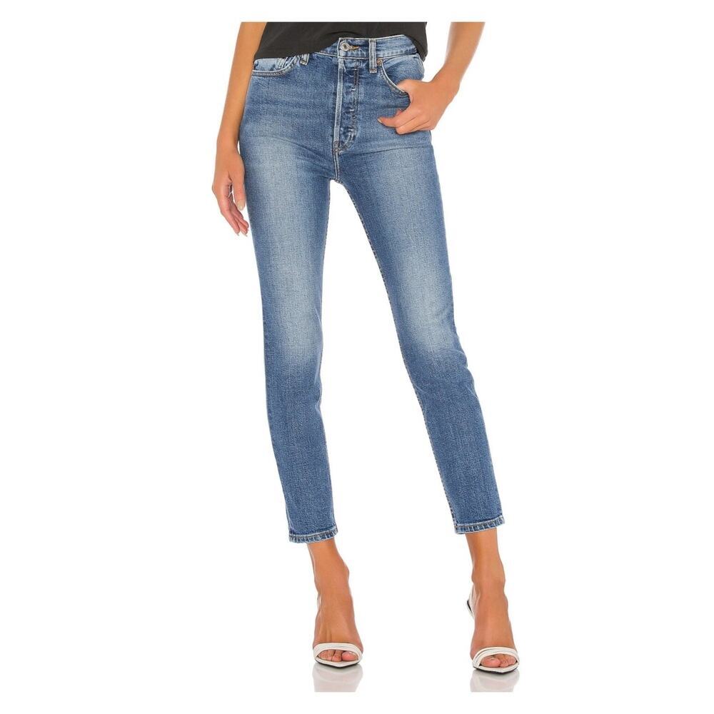 NEW RE/DONE JEAN SKINNY ULTRA HIGH RISE ANKLE Size 29